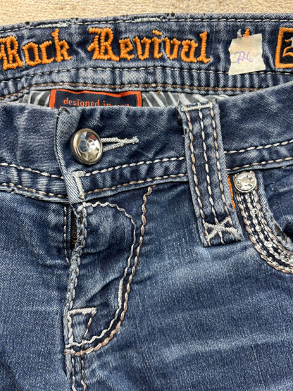 ROCK REVIVAL JEANS W28 L32 #RR6