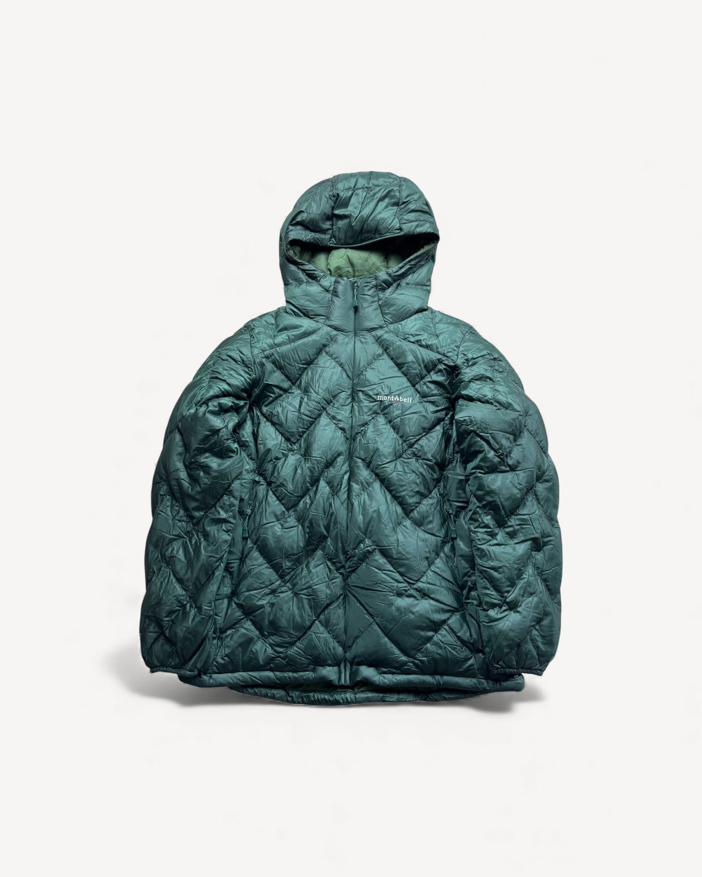 MONTBELL GREEN DIAMOND PUFFER JACKET (L)