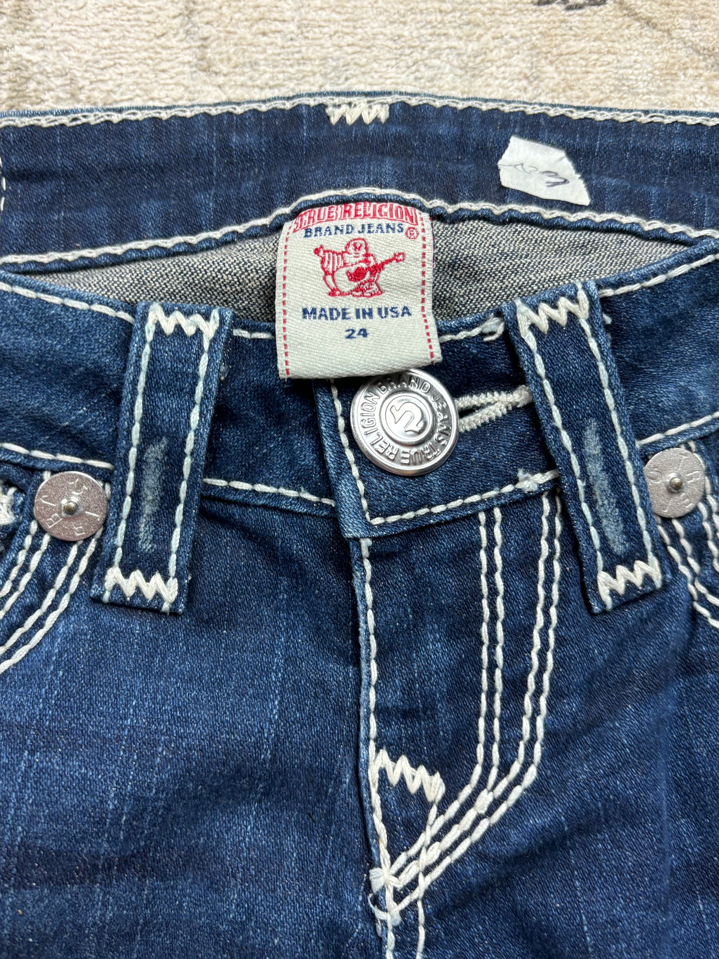 TRUE RELIGION JEANS W24 L32 #TR3