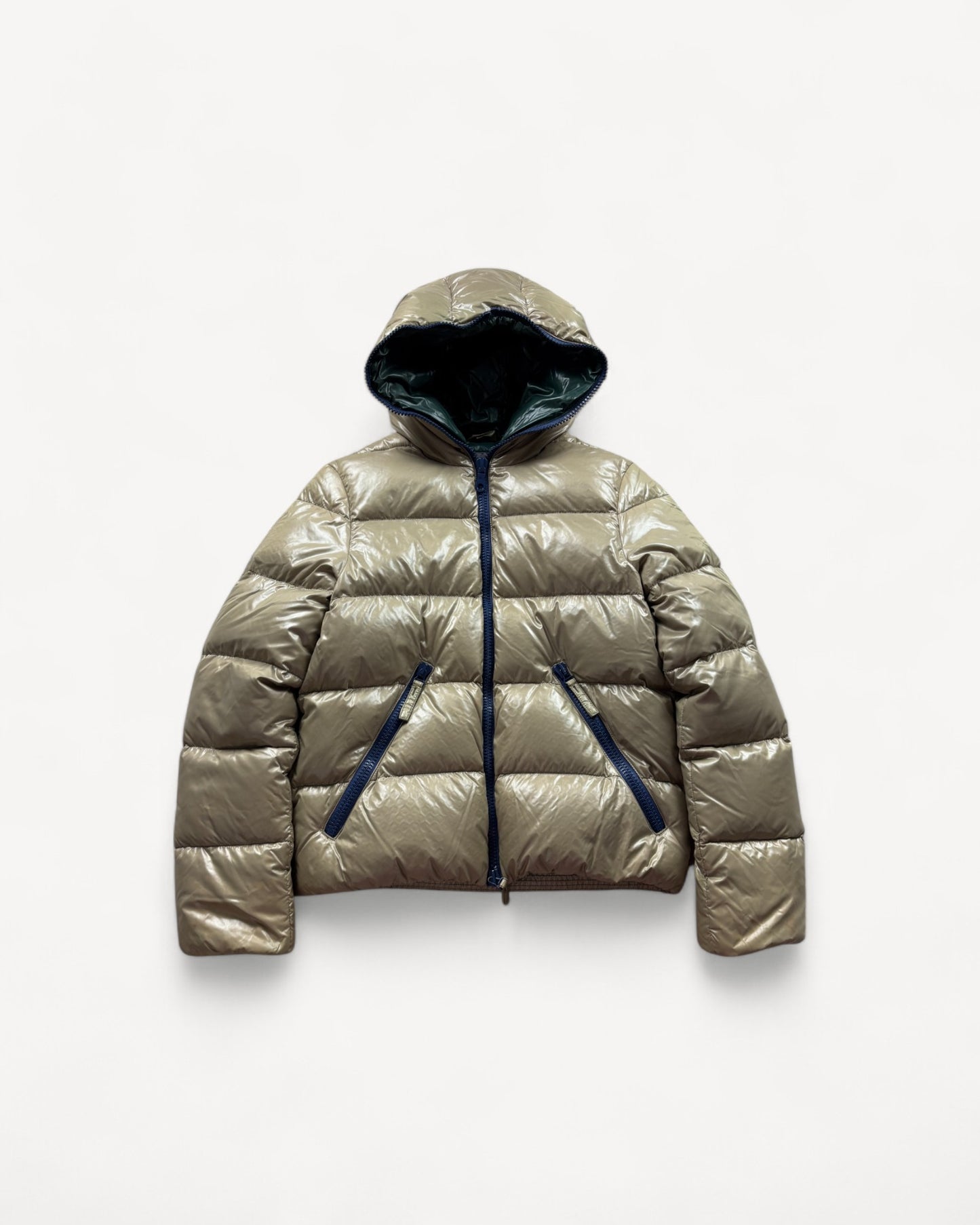 DUVETICA KAHKI PUFFER JACKET (S-M)