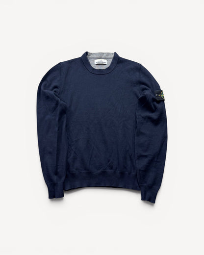 STONE ISLAND NAVY KNIT (S)