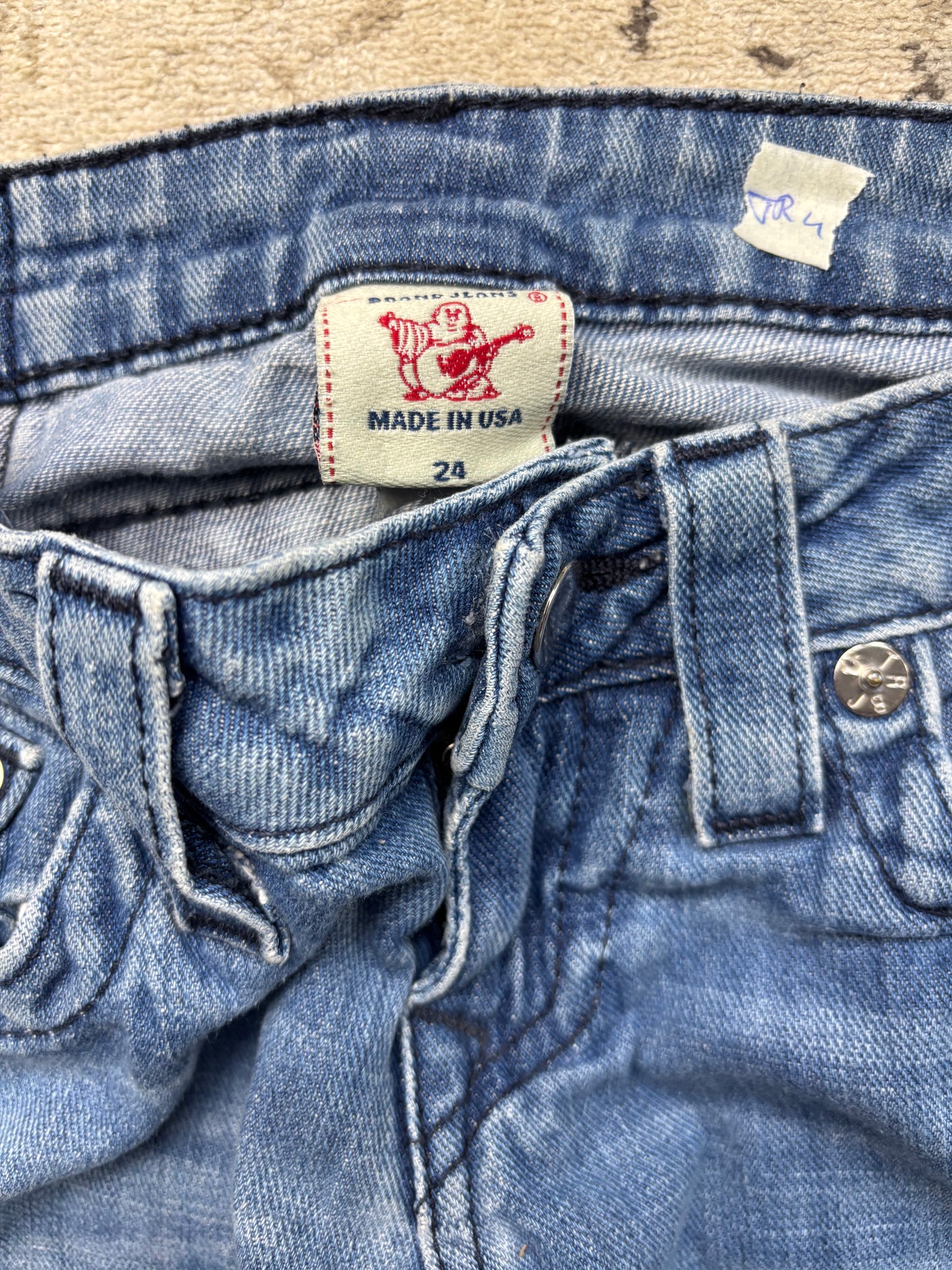 TRUE RELIGION JEANS W24 L30 #TR4