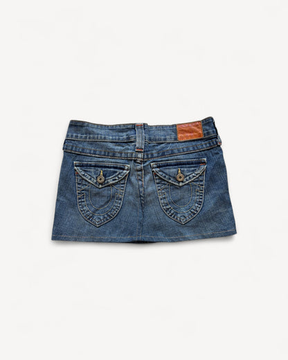 TRUE RELIGION SKIRT W27 #S33