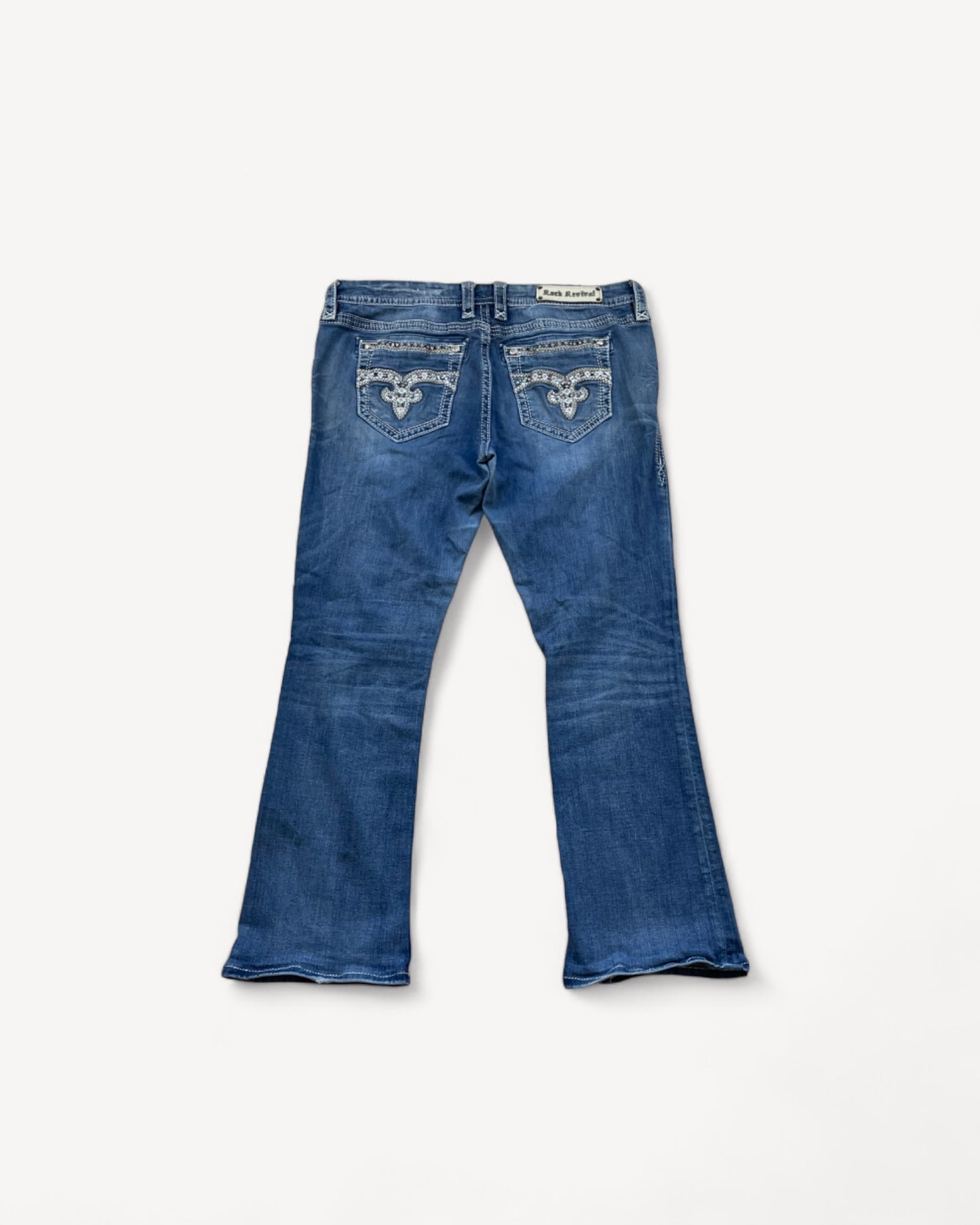 ROCK REVIVAL JEANS W33 L32 #RR9