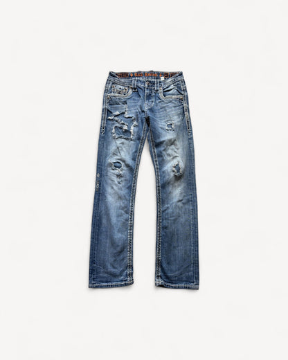 ROCK REVIVAL JEANS W30 L32 #RR8