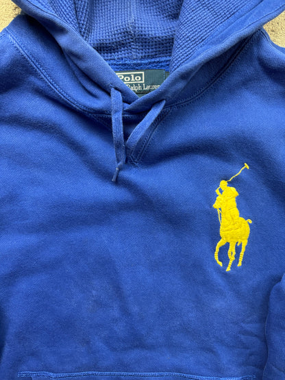 RALPH LAUREN BLUE HOODIE (L)