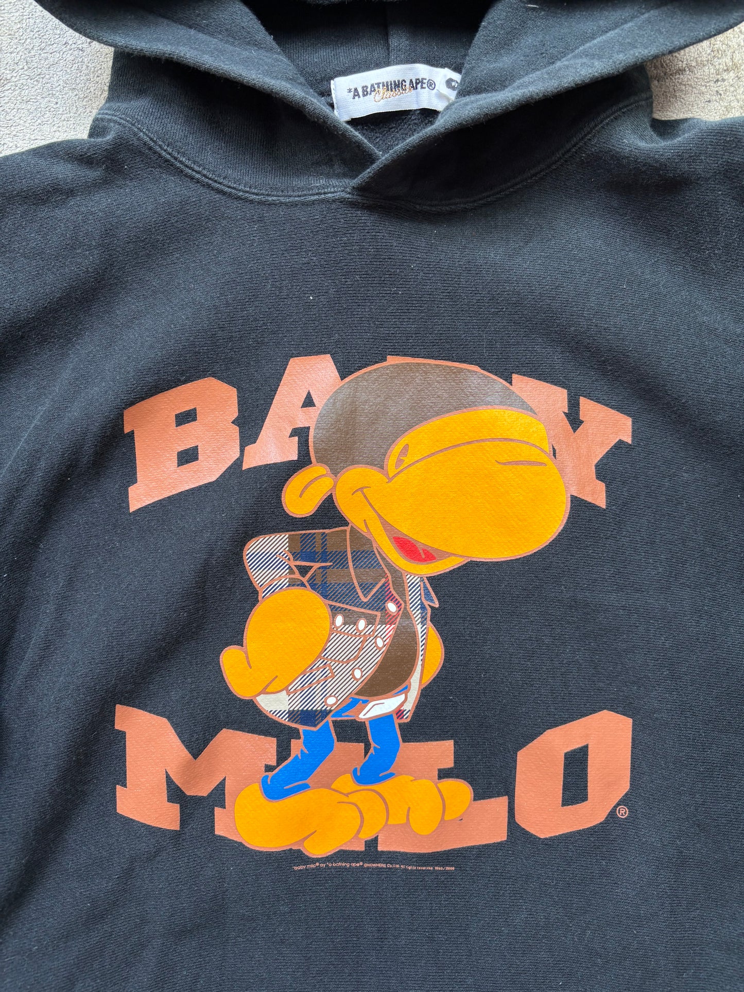 BAPE BLACK HOODIE (M)