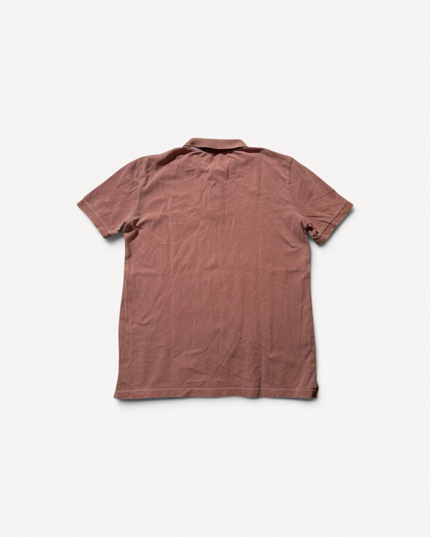 STONE ISLAND PINK POLO SHIRT (M)