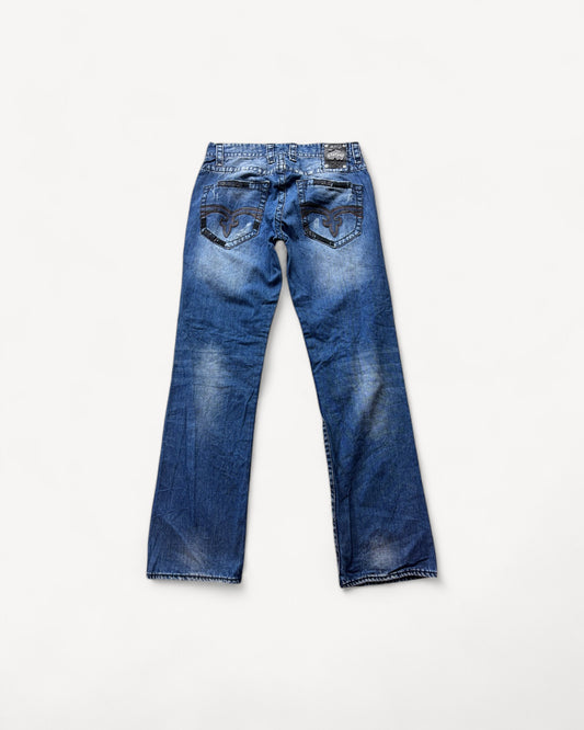 ROCK REVIVAL JEANS W33 L34 #RR31