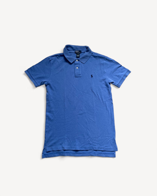 RALPH LAUREN POLO SHIRT BLUE (M)