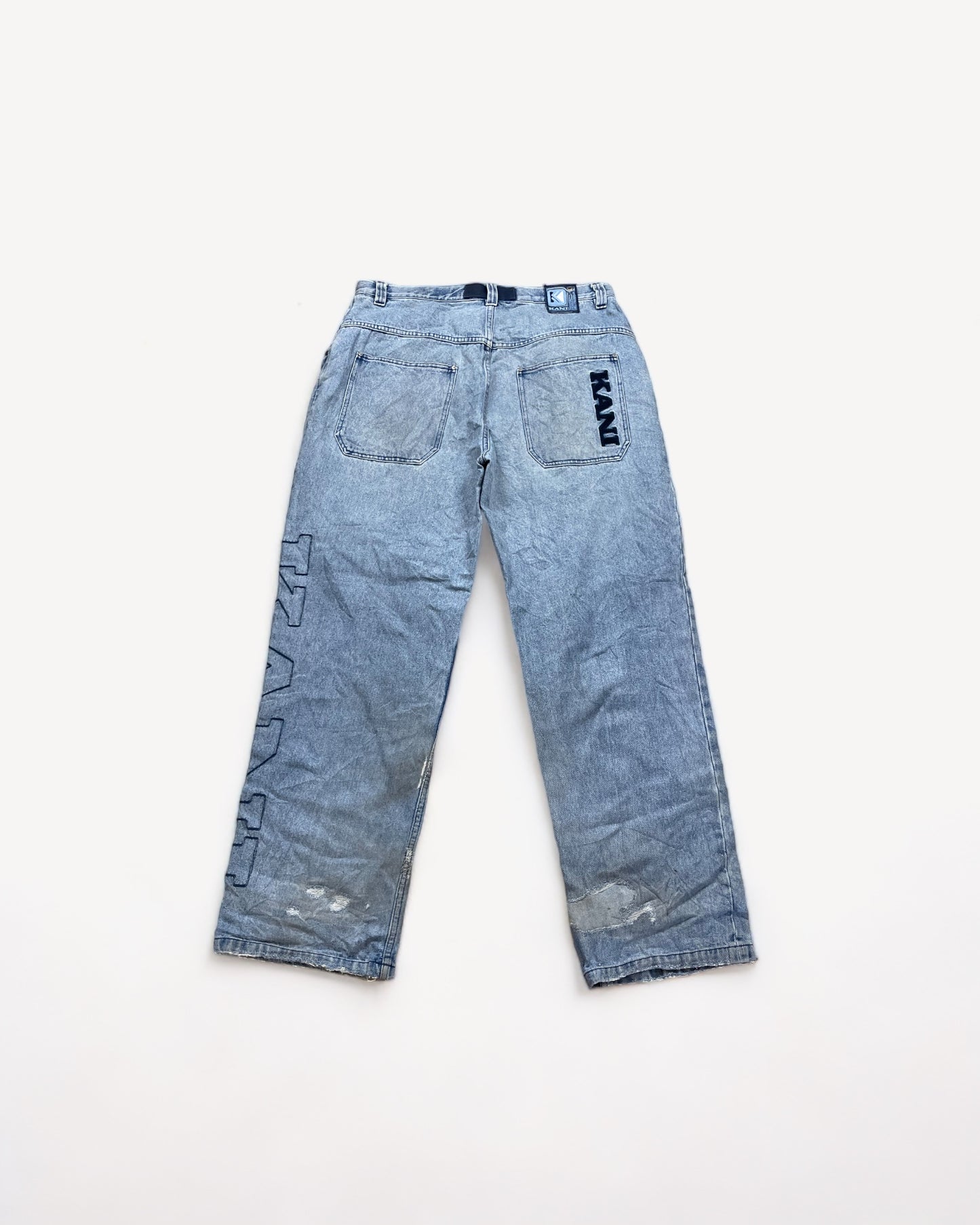 KARL KANI HIP HOP BAGGY JEANS W38 L34 #H11