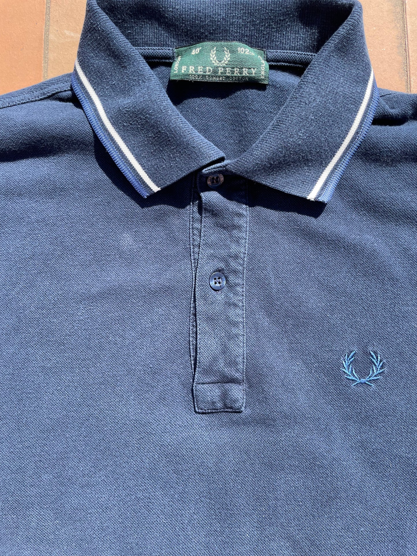 FRED PERRY POLO SHIRT NAVY (S)