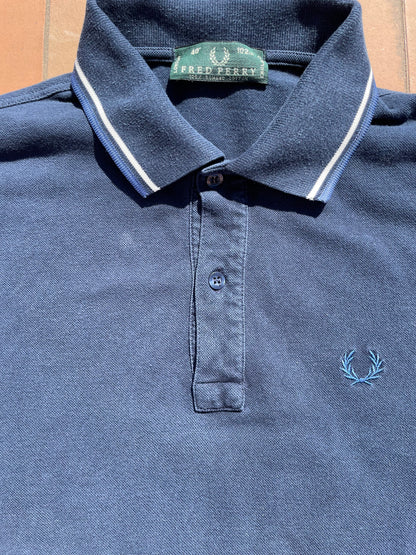 FRED PERRY POLO SHIRT NAVY (S)