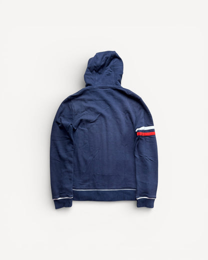 LACOSTE NAVY ZIP UP HOODIE (S)
