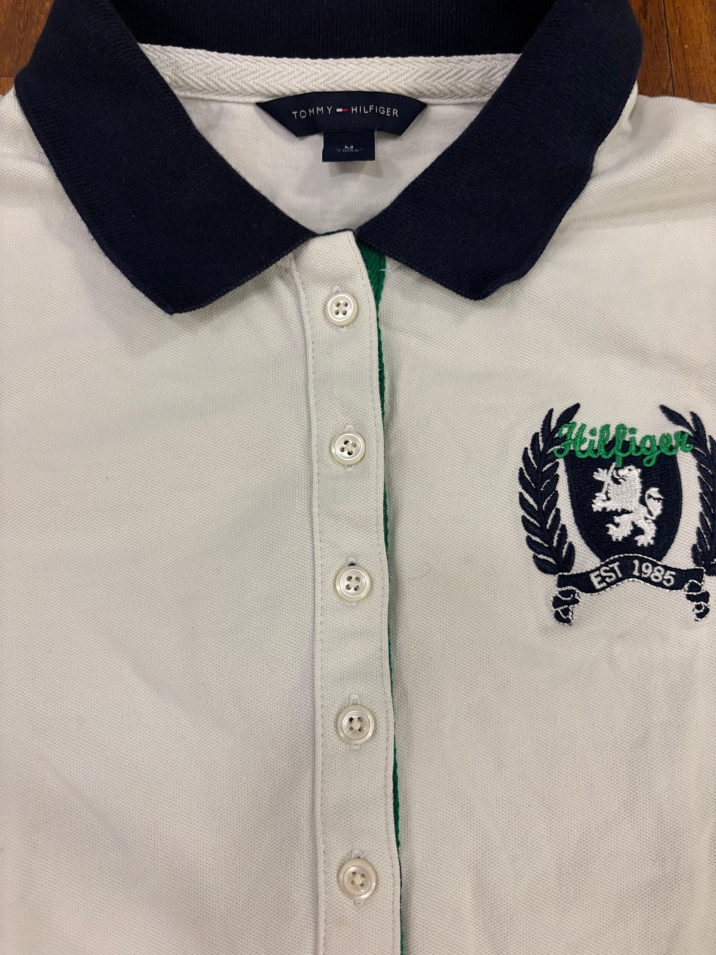 HILFIGER POLO SHIRT WHITE (S)