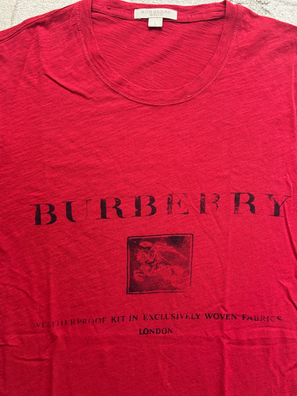 BURBERRY LOGO T-SHIRT (L)