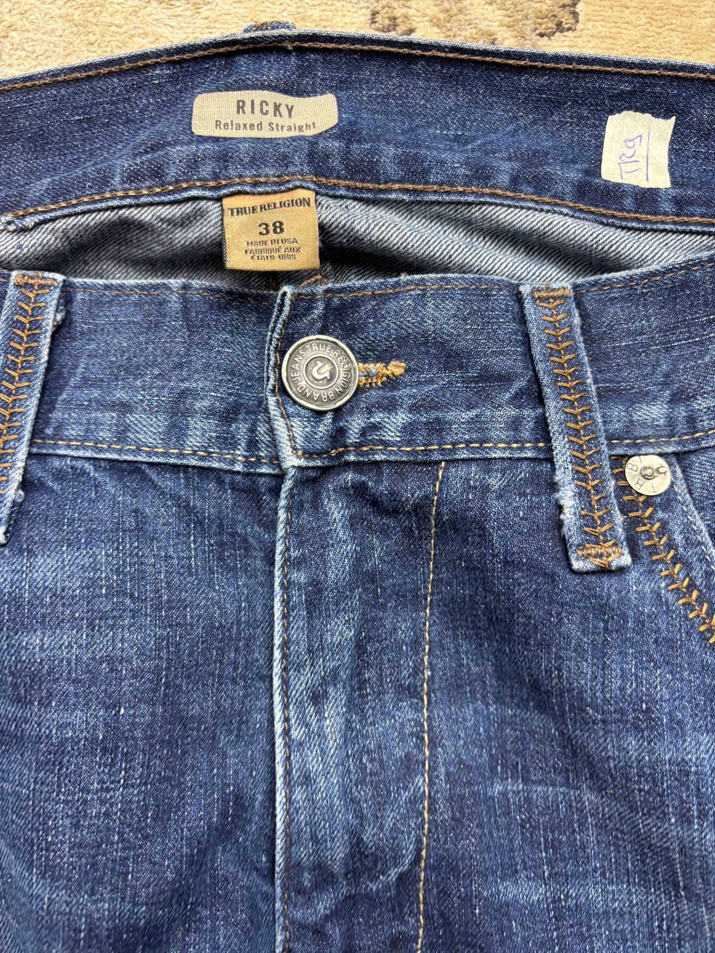 TRUE RELIGION JEANS W38 L32 #TR9
