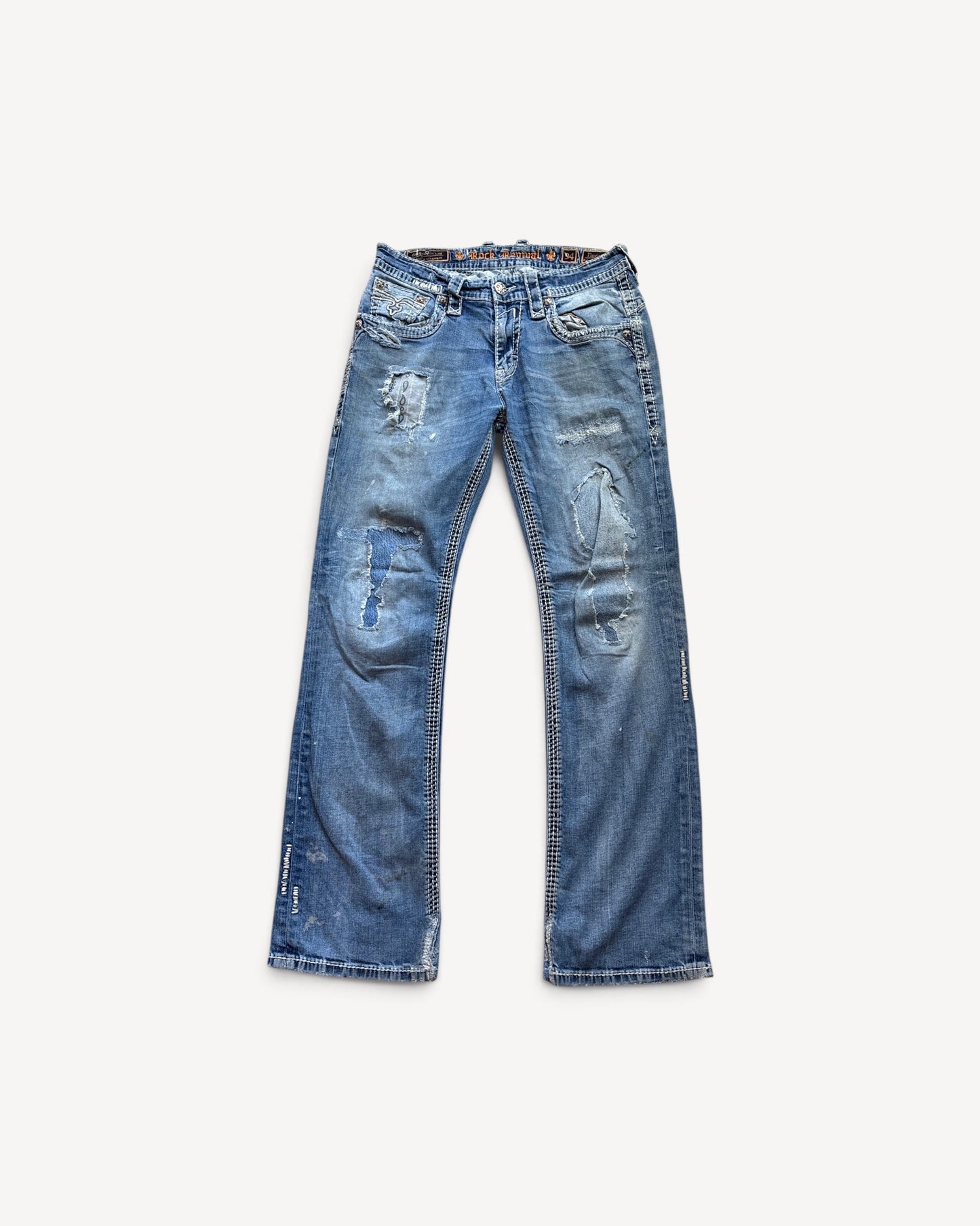 ROCK REVIVAL JEANS W34 L32 #RR26