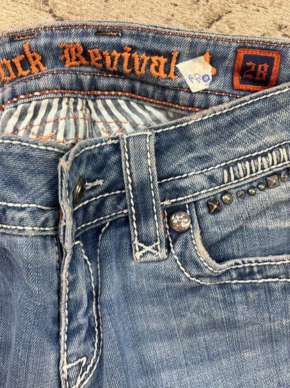 ROCK REVIVAL JEANS W28 L34 #RR9