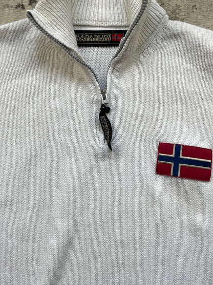 NAPAPIJIRI HALF ZIP KNIT (S)