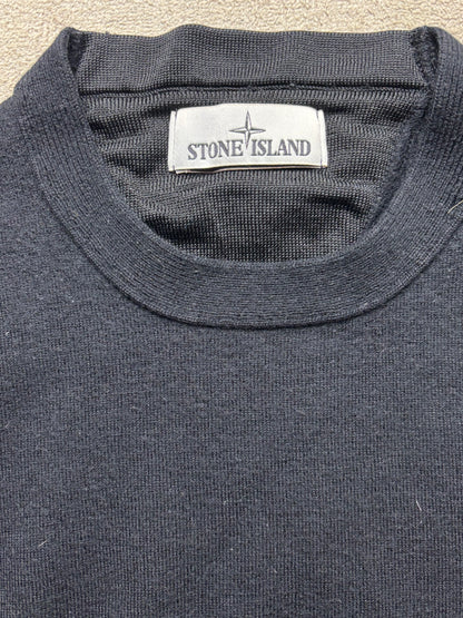 STONE ISLAND BLACK KNIT (S)