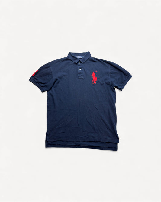 RALPH LAUREN POLO SHIRT NAVY (M)