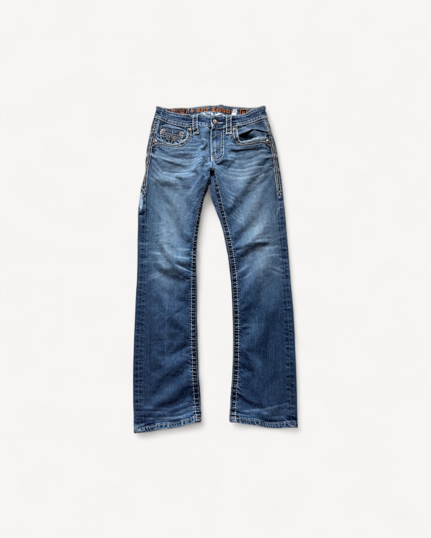 ROCK REVIVAL JEANS W31 L34 #RR22