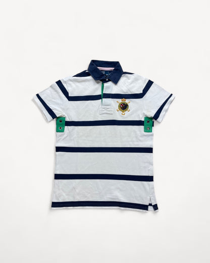 RALPH LAUREN POLO SHIRT WHITE (S)