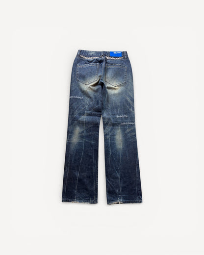 JAPANESE EMBROIDERED DENIM W31 L32 #JAP6