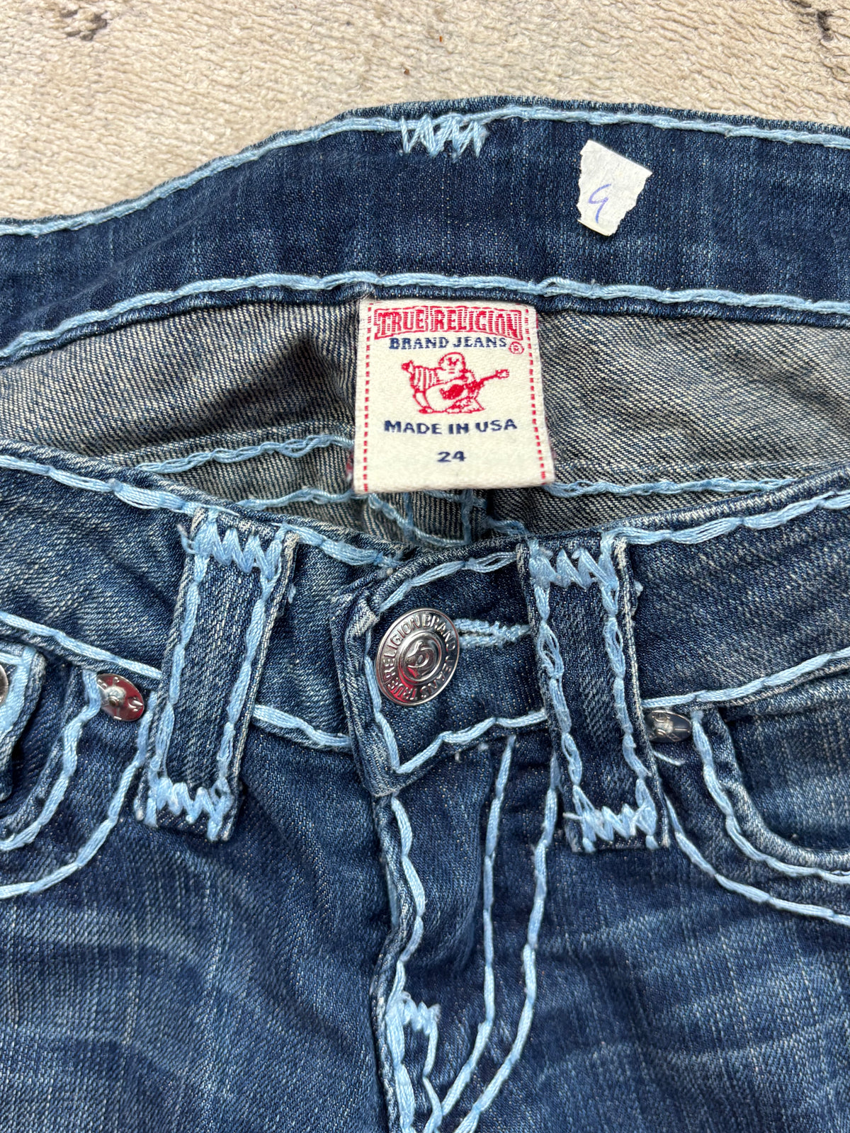 TRUE RELIGION JEANS W24 L30 #TR4