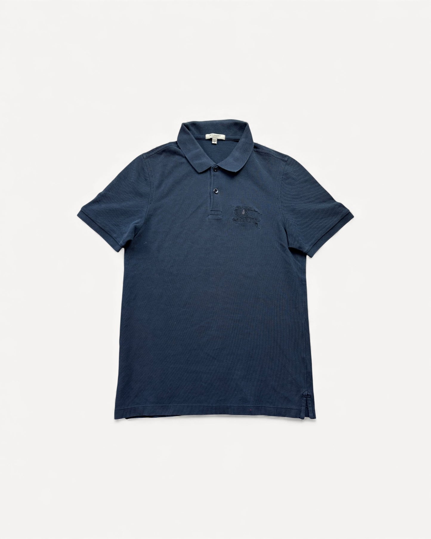 BURBERRY BLACK POLO SHIRT (S)