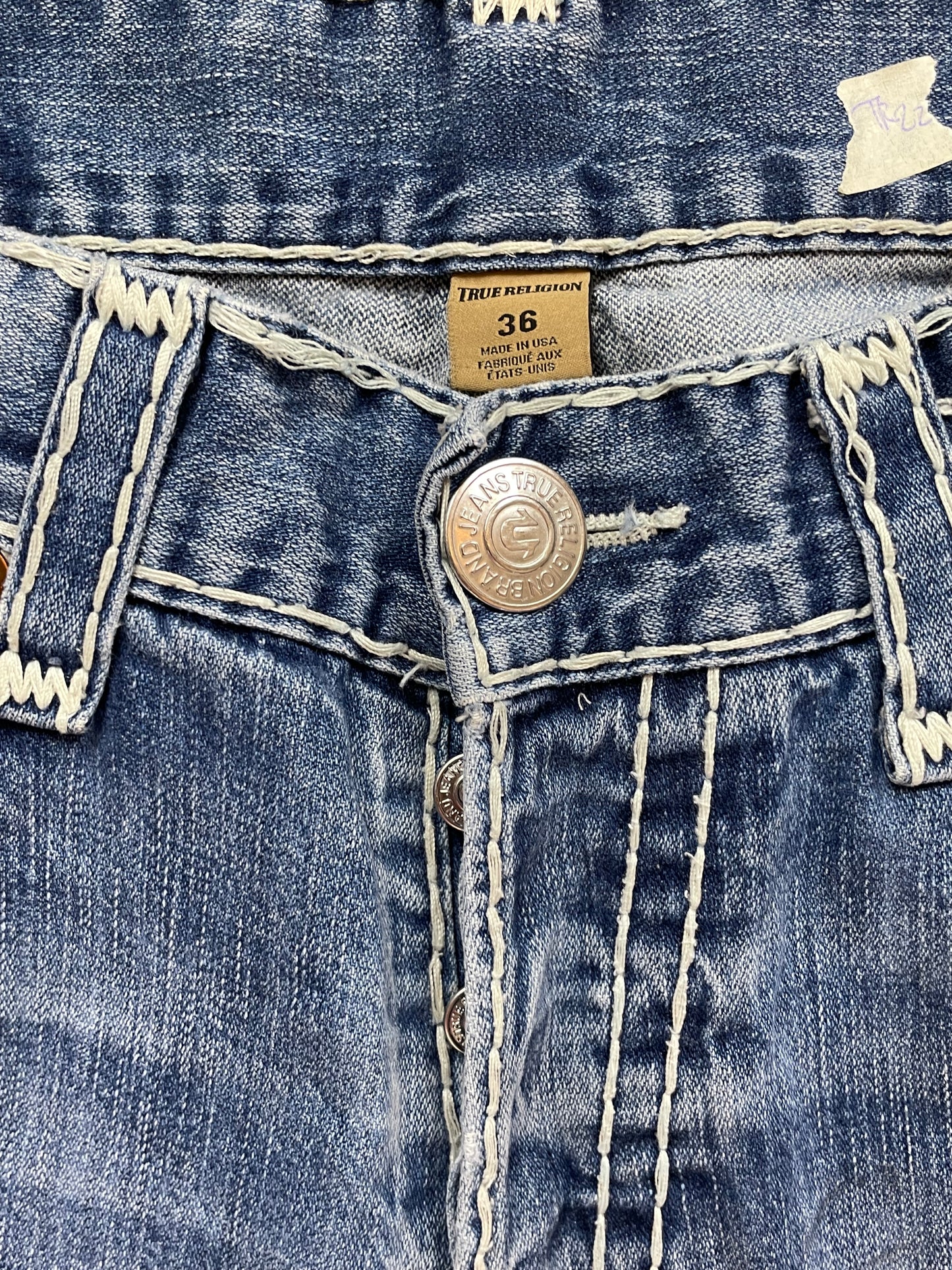 TRUE RELIGION JEANS W36 L34 #TR22