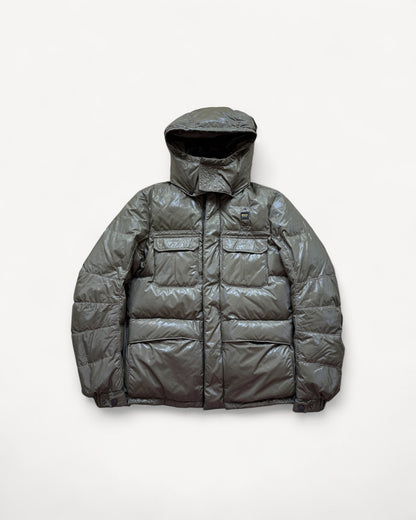BLAUER KAHKI PUFFER JACKET (M)