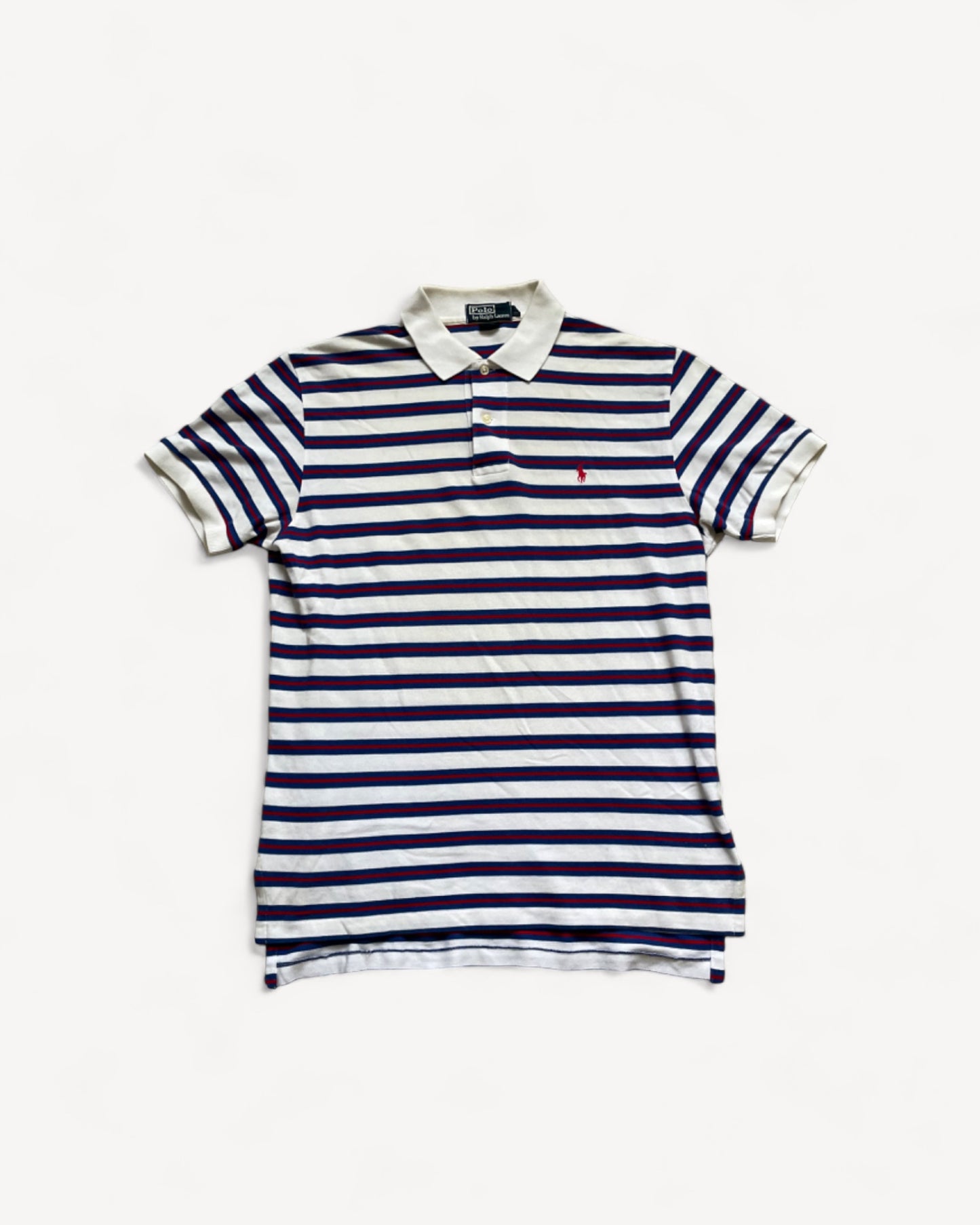 RALPH LAUREN POLO SHIRT STRIPED (M)