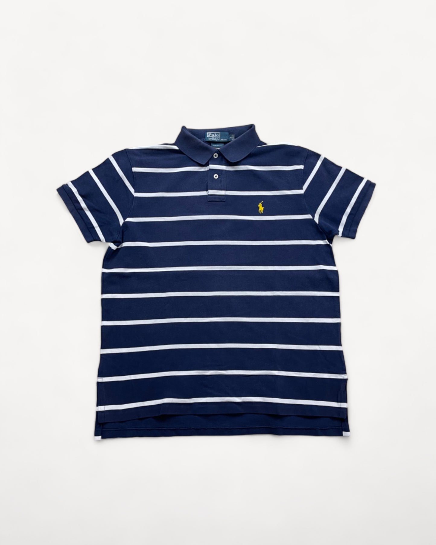 RALPH LAUREN POLO SHIRT STRIPED (L)