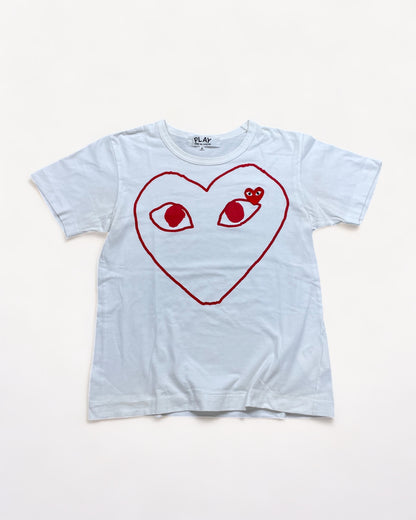 CDG PLAY RED T-SHIRT (S)