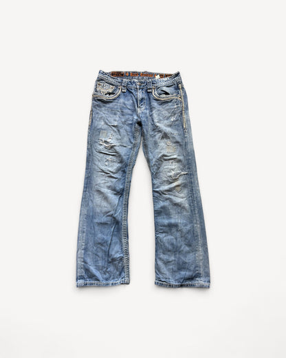 ROCK REVIVAL JEANS W34 L32 #RR17