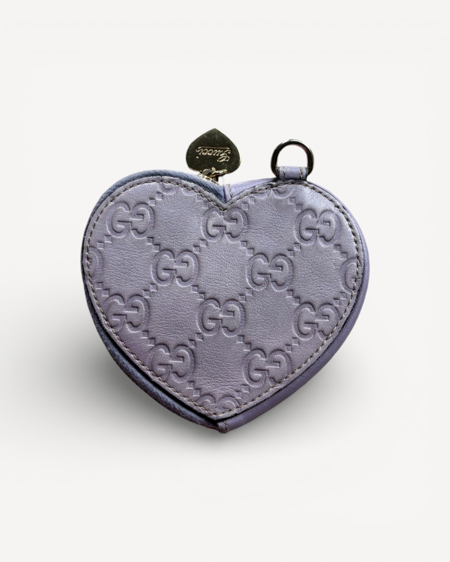 GUCCI HEART MONOGRAM WALLET