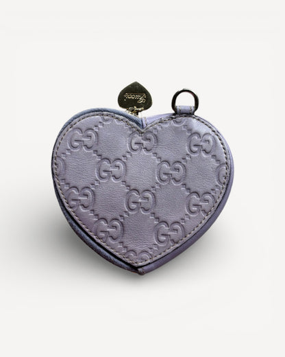 GUCCI HEART MONOGRAM WALLET
