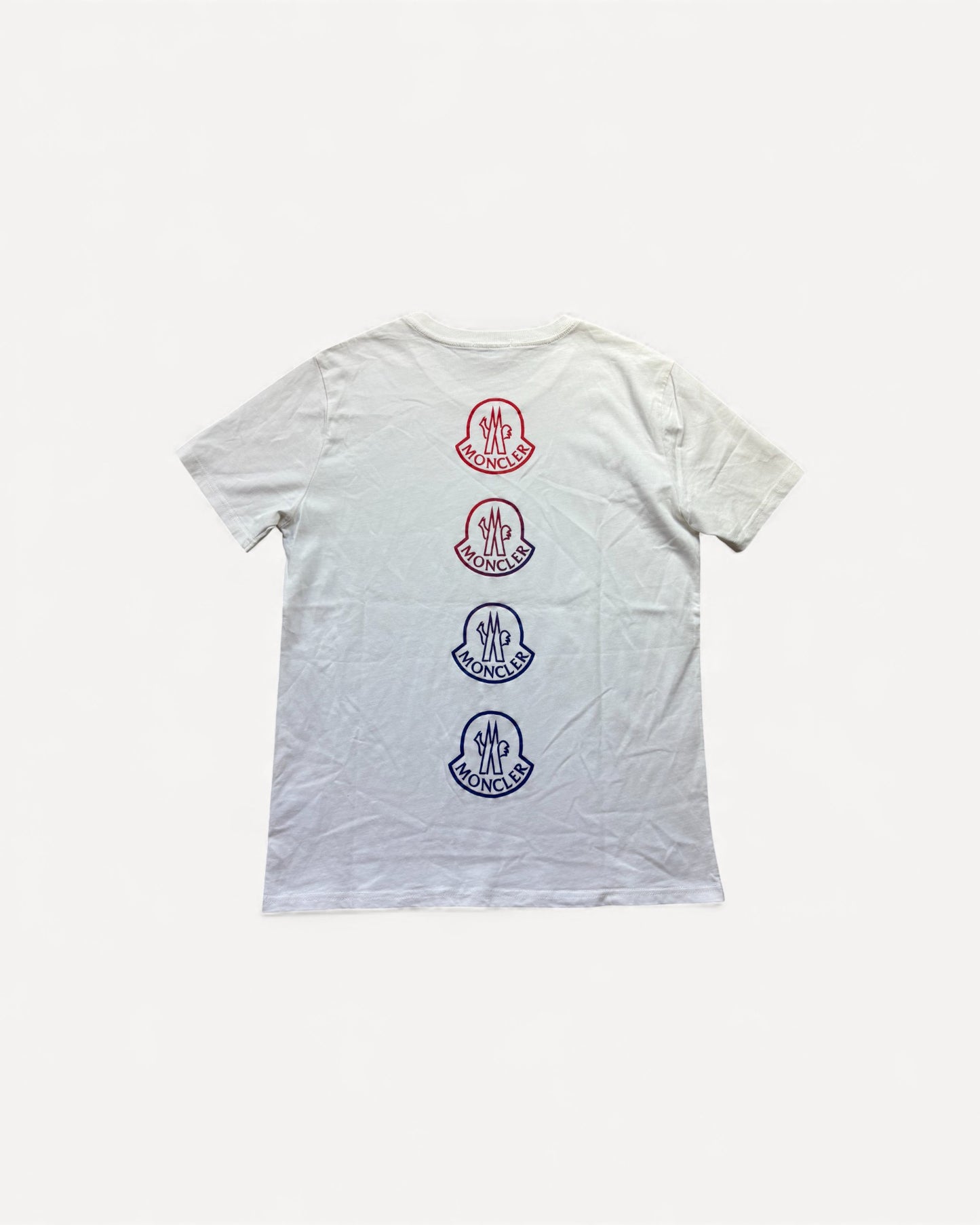 MONCLER WHITE T-SHIRT (L)