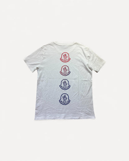 MONCLER WHITE T-SHIRT (L)