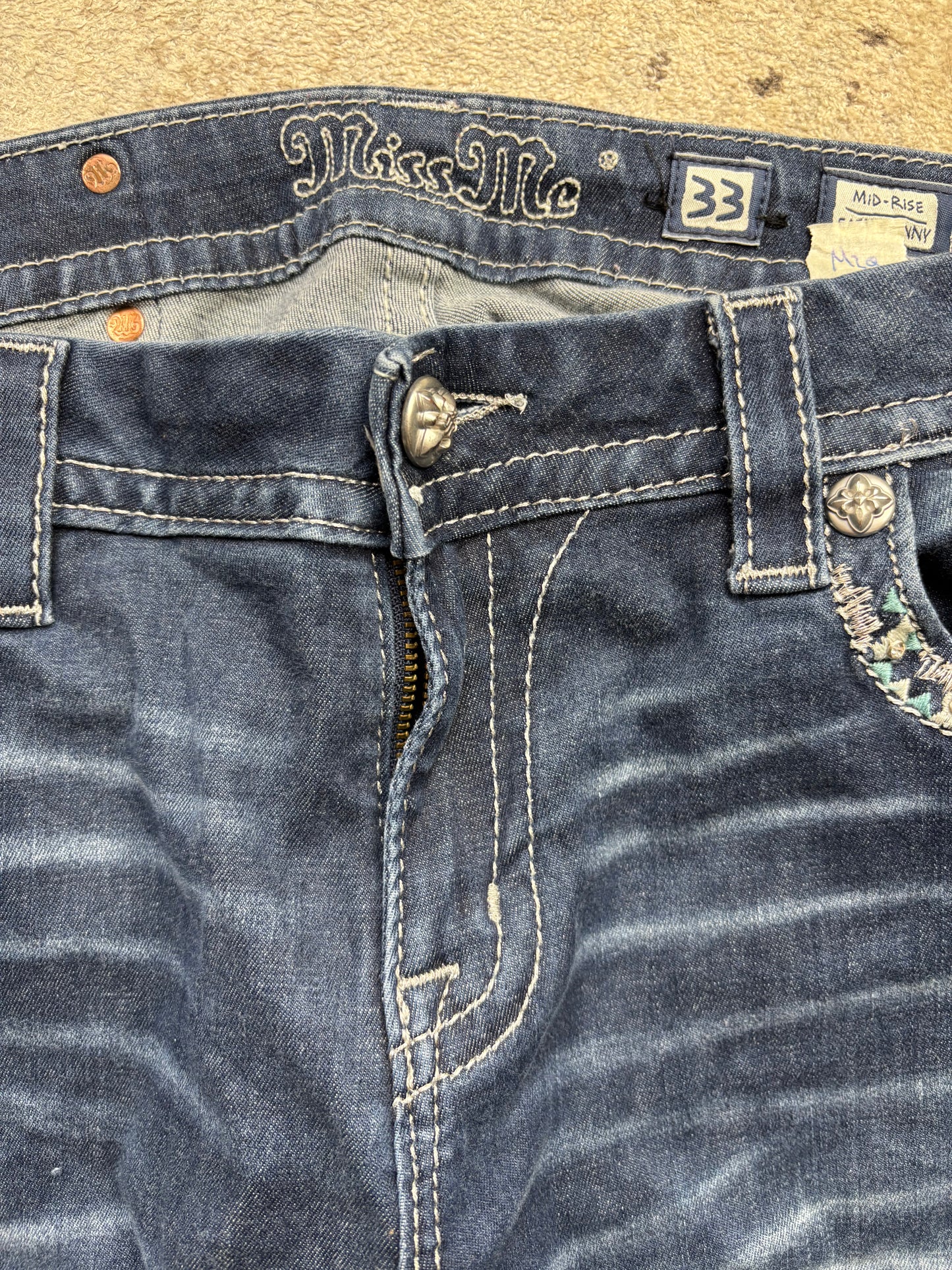MISS ME JEANS W33 L30 #M39