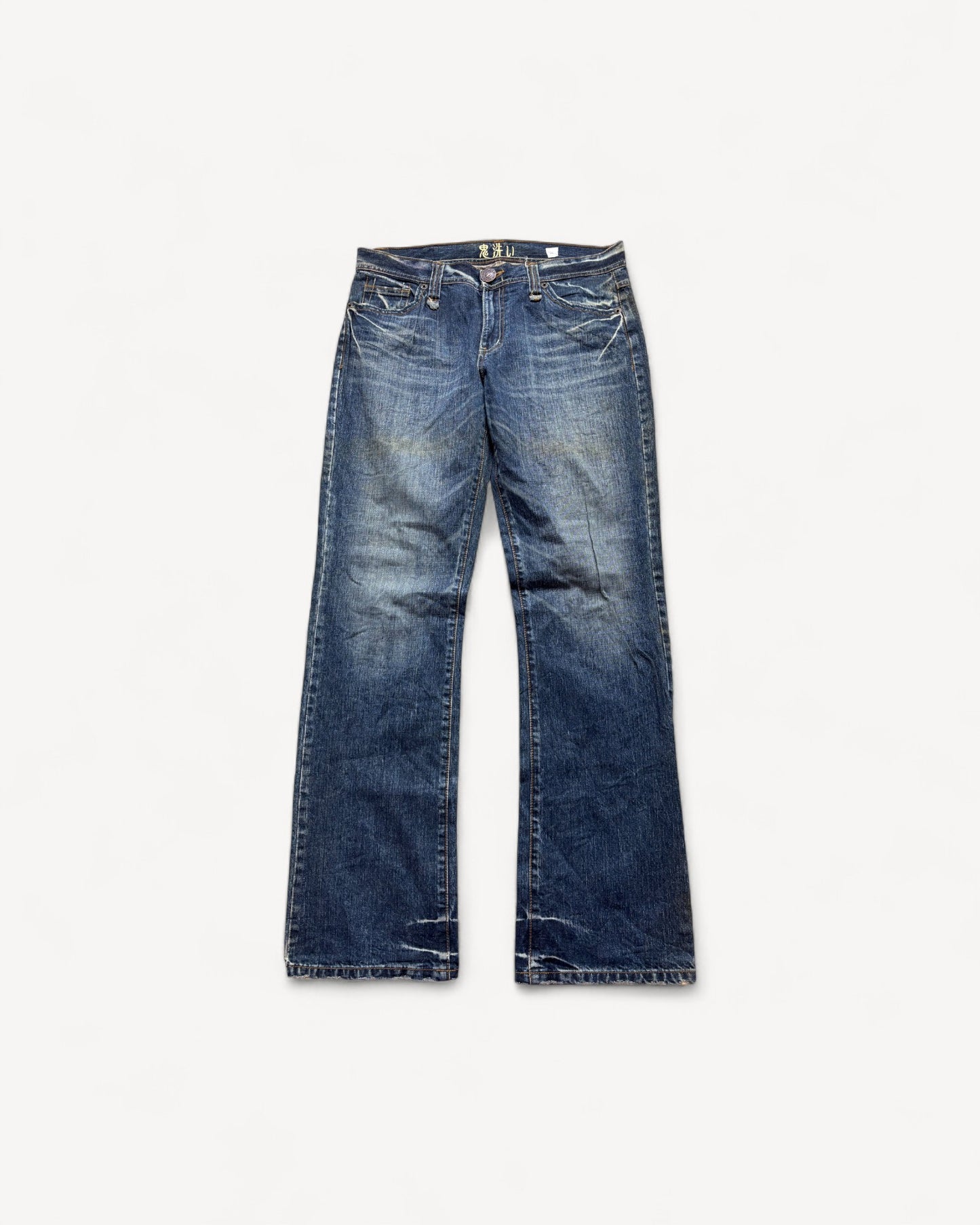 JAPANESE EMBROIDERED DENIM W34 L32 #JAP12