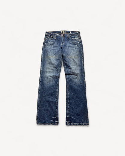 JAPANESE EMBROIDERED DENIM W34 L32 #JAP12