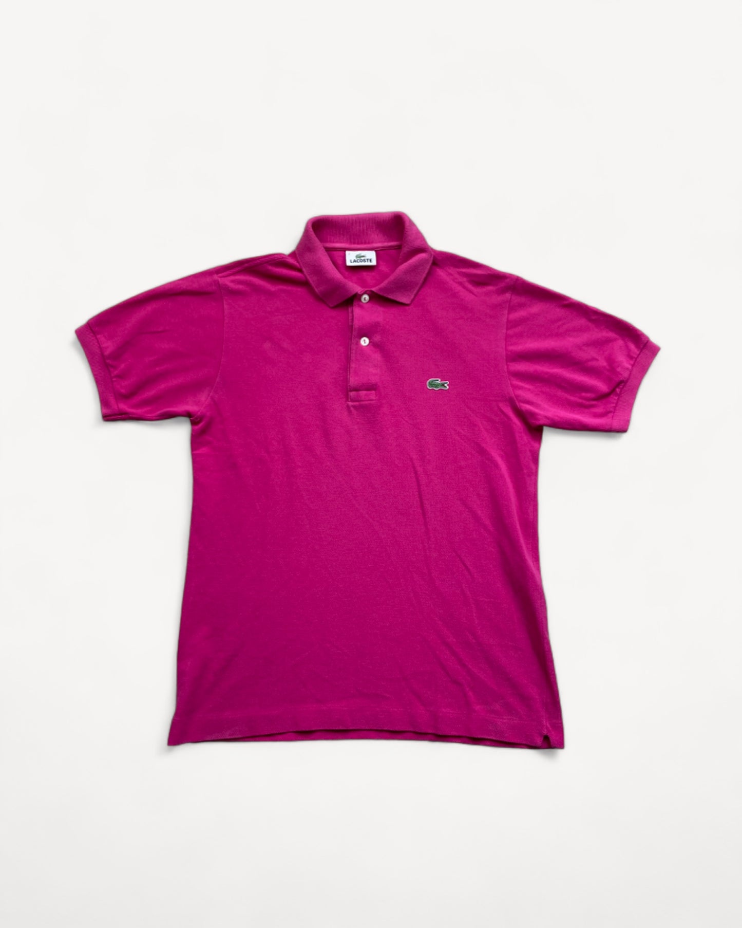 LACOSTE POLO SHIRT DARK PINK (S)