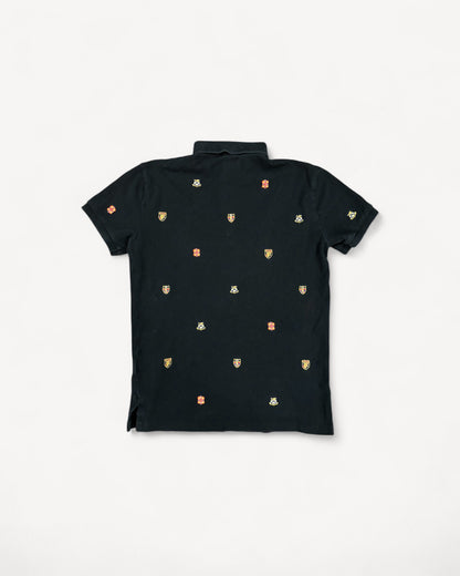 RALPH LAUREN POLO SHIRT BLACK (S)