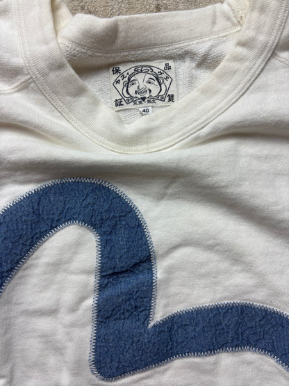 EVISU WHITE T-SHIRT (L)