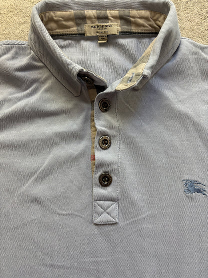 BURBERRY GREY POLO SHIRT (M)