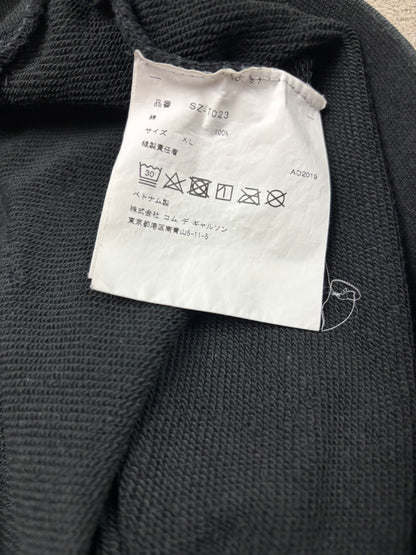 CDG PLAY BLACK HOODIE (L)