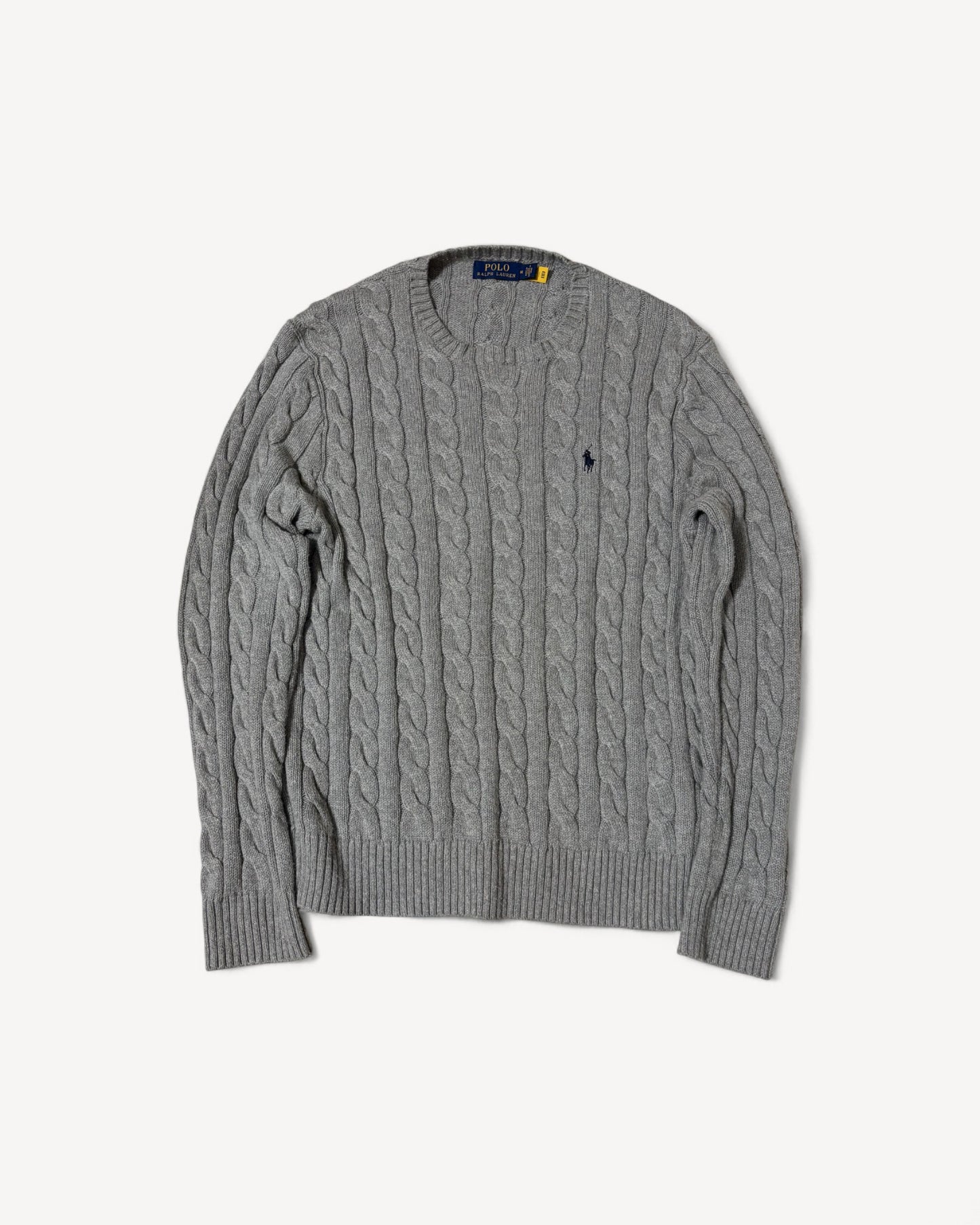 RALPH LAUREN GREY KNIT (M)